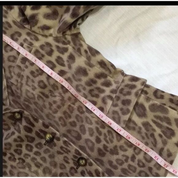 NWOT Talbots Vintage Leopard Print Jacket Size 8 - Picture 5 of 8